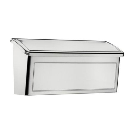 ARCHITECTURAL MAILBOXES Architectural Mailboxes 5006269 Venice Stainless Steel Wall-Mounted Silver Mailbox; 7.13 x 14.65 x 4.13 in. 5006269